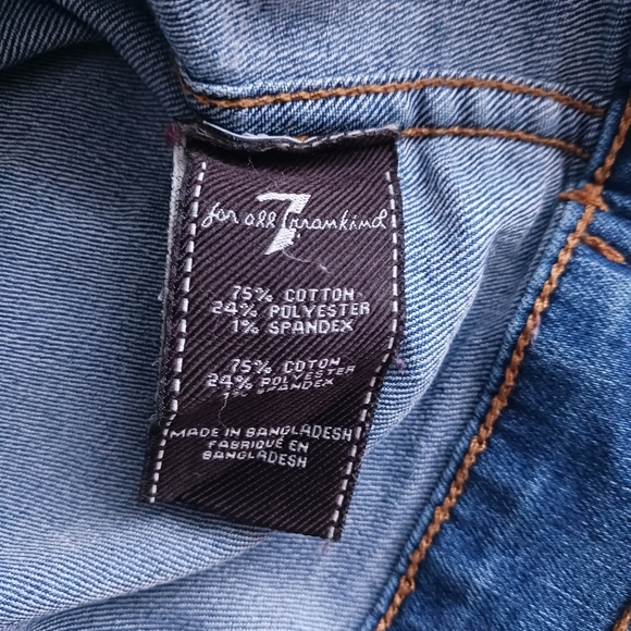 7 For All Mankind denim jean jacket - Picture 4 of 5